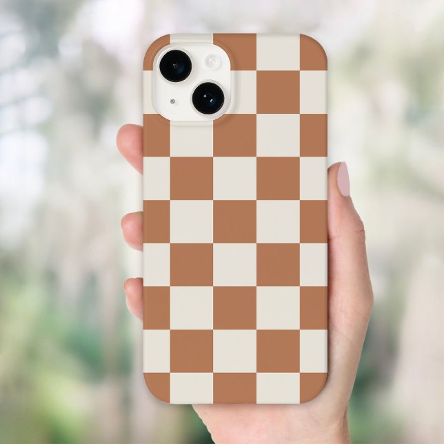 Rust Retro Karo Case-Mate iPhone Hülle (Von Creator hochgeladen)