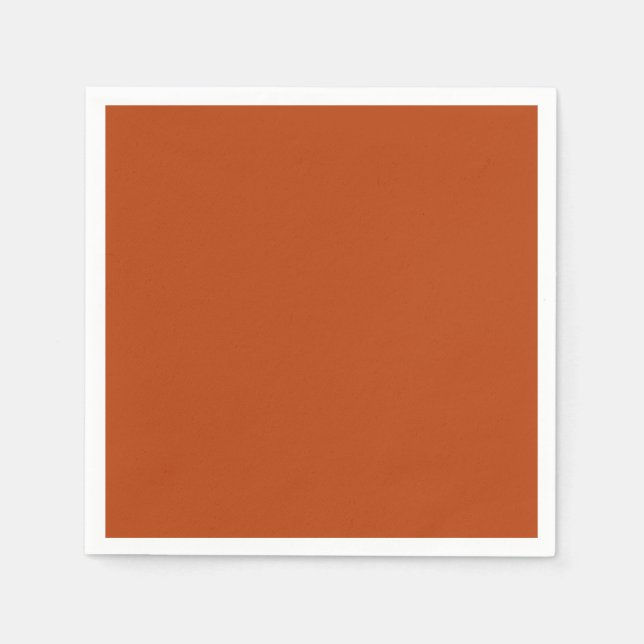 Rust Standard Cocktail Paper Napkin Serviette (Vorderseite)