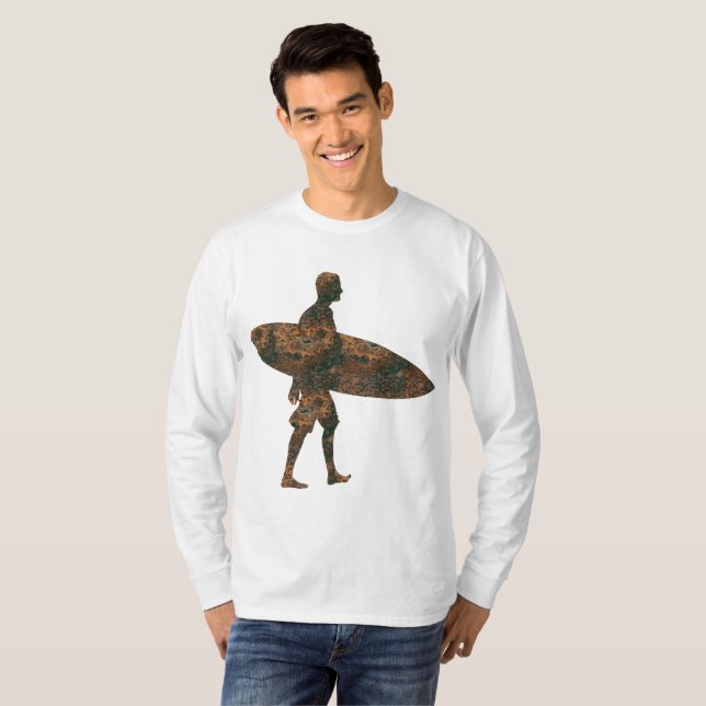 Rust Surfing Langarm T-Shirt (Vorne ganz)