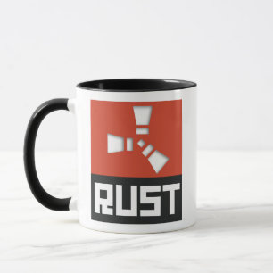RUST Symbol Clear (auf Red Shadows) Tasse