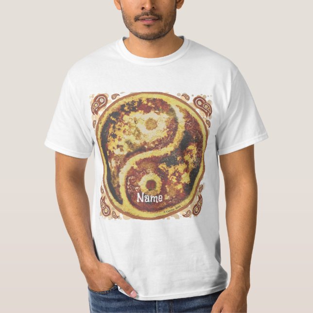 Rust Yin Yang t-shirt (Vorderseite)