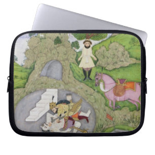 Rustam, das den weißen Dämon, Illustration von Laptopschutzhülle