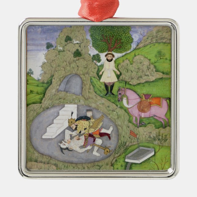 Rustam, das den weißen Dämon, Illustration von Ornament Aus Metall (Vorne)