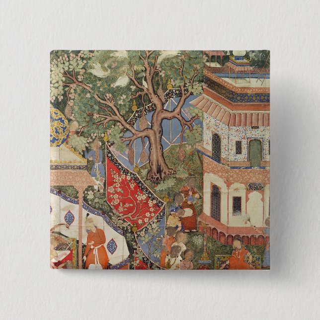 Rustam entdeckt das Mädchen, das seins verriet Button (Vorderseite)