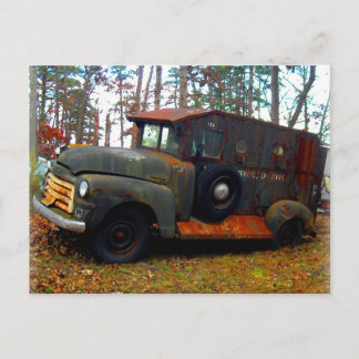 Rustard Junkyard Old Armored Truck Postkarte
