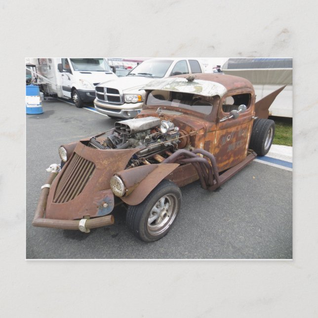 Rustbucket mit Rinderzucht Postkarte (Vorderseite)