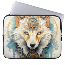 Rustclaw Steampunk Wolf Laptopschutzhülle