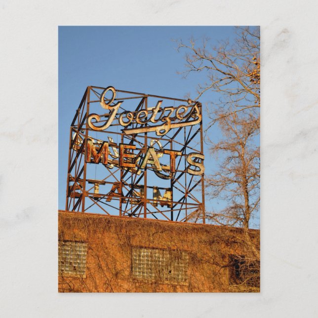 Rusted Meat Postkarte (Vorderseite)