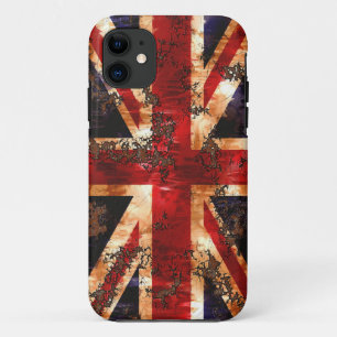 Rusted Patriotic United Kingdom Flag Case-Mate iPhone Hülle