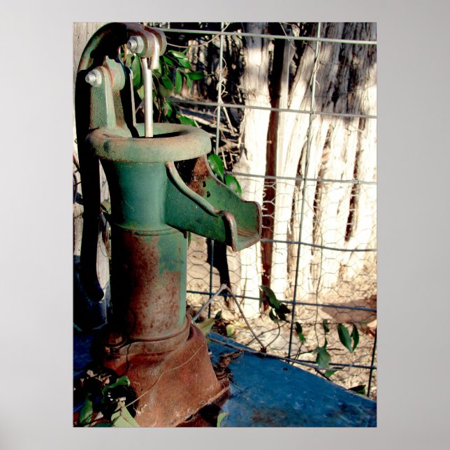 Rusted Spigot Poster (Vorne)