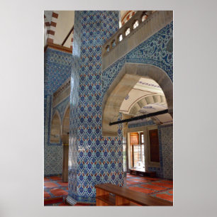 Rustem Pasha Moschee in Istanbul Poster