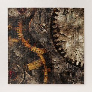 Rüstet Euch - Steampunk-Zahnräder und Getrieberäde Puzzle