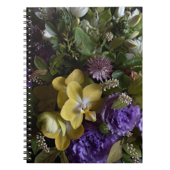 Rustic Antique Floral Bouquet Notebook Notizblock (Vorderseite)