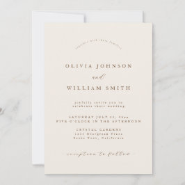 Rustic Arch Wedding Invitation Einladung