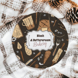 Rustic Baking Business Pappteller