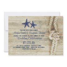 Rustic Beach Driftwood Nautical Rope Navy Hochzeit