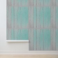 Rustic Beach Wood Aquamarin Grau Vintag Elegant Tr