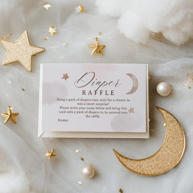 Rustic Blue Jean Denim Diaper Raffle Baby Dusche Begleitkarte (Rustic Blue Jean Denim Diaper Raffle Baby Shower Enclosure Card)
