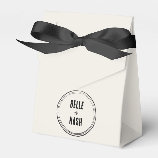 Rustic Boho Barn Wedding Geschenkschachtel (Vorderseite)