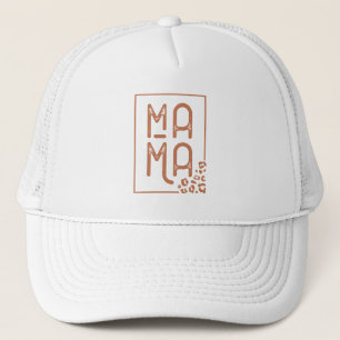 Rustic Boho Mama Truckerkappe