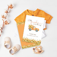 Rustic Boho Pumpkin Fall Floral Baby Dusche