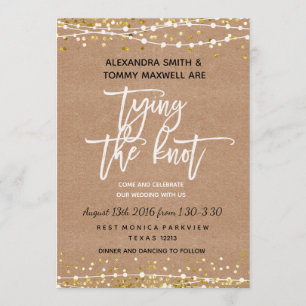 Rustic Boho Wedding Einladung