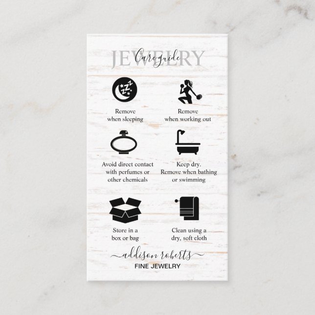 Rustic Boho Wood Watercolor Sonnenblumen Juwelenpf Visitenkarte (Vorderseite)