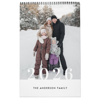 Rustic Buffalo Check 2026 Photo Calendar Kalender