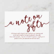 Rustic Burgundy Script, A note on gips