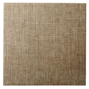 Rustic Burlap Nature Pattern Keramik Tile - Natura Fliese