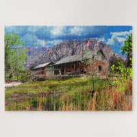 Rustic Cabin Spring Mountain Ranch Nevada Poster P