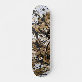 Rustic Camo Forest Pattern Skateboard