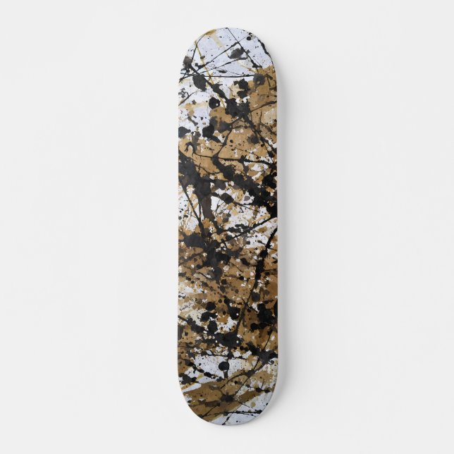 Rustic Camo Forest Pattern Skateboard (Vorne)