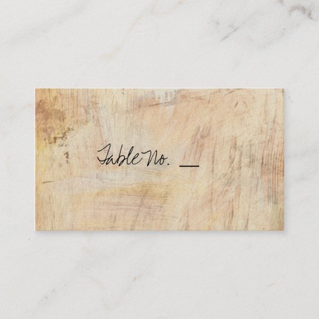 Rustic Cherry Blossom - Wedding Guest Escort Cards Platzkarte (Vorderseite)