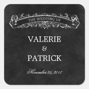 Rustic Chic Fevor Sticker/Umschlag Aufkleber - Sch