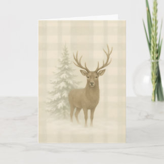 Rustic Christmas Card Karte