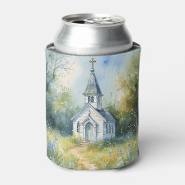 Rustic Church Path in Wildflower Meadow Dosenkühler