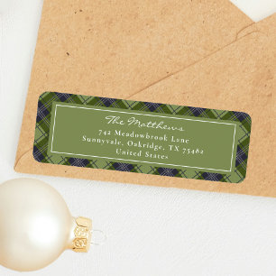 Rustic Classic Karierte Weihnachtsansprache