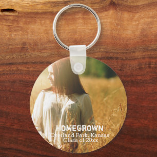 Rustic Country Abschluss Foto Class 20XX Schlüsselanhänger