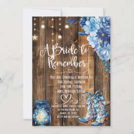 Rustic Country Bridal Shower Invitation  Einladung