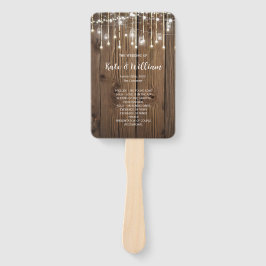 RUSTIC Country Hochzeitskerzenleuchten Fächer