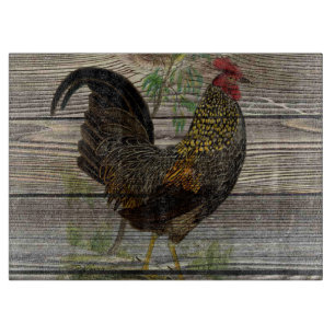 Rustic Country Rooster Küche Schneidebrett
