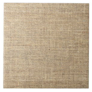 Rustic Country Vintage Burlap Fliese