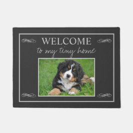 Rustic Custom Foto willkommen auf meiner kleinen Z Fußmatte