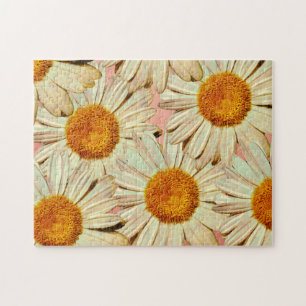 Rustic Daisise Blume Puzzle