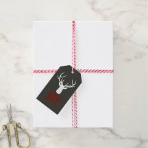 Rustic Deer Joliday Gift Tag
