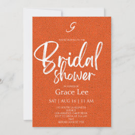 Rustic Denim Bridal Shower Invitation Einladung