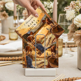Rustic Desert Rodeo Baby Shower Serviette