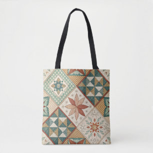 Rustic Diamond Patchwork Pattern - Geometric