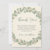 Rustic Eucalyptus Wreath Baby Dusche Vielen Dank